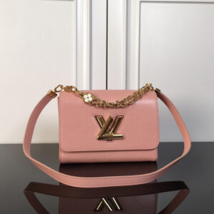 Louis Vuitton Twist Medium Pink Leather Shoulder Bag