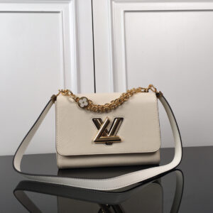 Louis Vuitton Twist Medium Crossbody Bag in White
