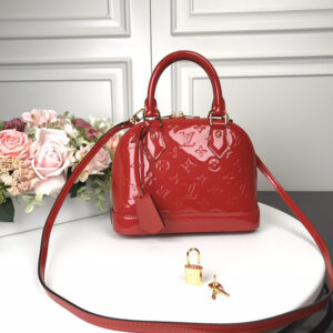 Louis Vuitton Alma BB Handbag M91606 Red