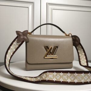 Louis Vuitton Twist Medium Handbag M57050 in Elephant Gray