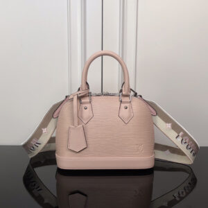 Louis Vuitton Alma BB Crossbody Bag in Pink Epi Leather