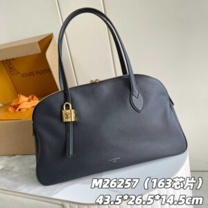 Alma Horizontal-Inspired Double-Layer Leather Bag