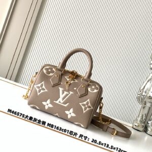 Louis Vuitton Speedy Bandoulière 20 Handbag in Monogram Empreinte Leather
