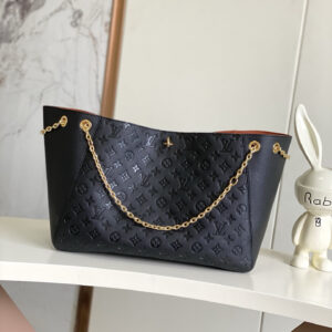 Louis Vuitton Anytime Medium Crossbody Bag in Black Monogram Empreinte Leather