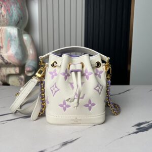 Louis Vuitton Nano Noé Bucket Bag in Purple