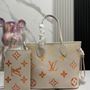 Louis Vuitton Neverfull MM Tote Bag in Monogram Empreinte Leather