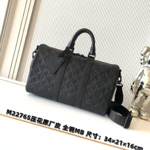 Louis Vuitton Keepall Bandoulière 35 Travel Bag in Monogram Eclipse
