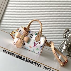 Nano Speedy Handbag in Monogram Coated Canvas
