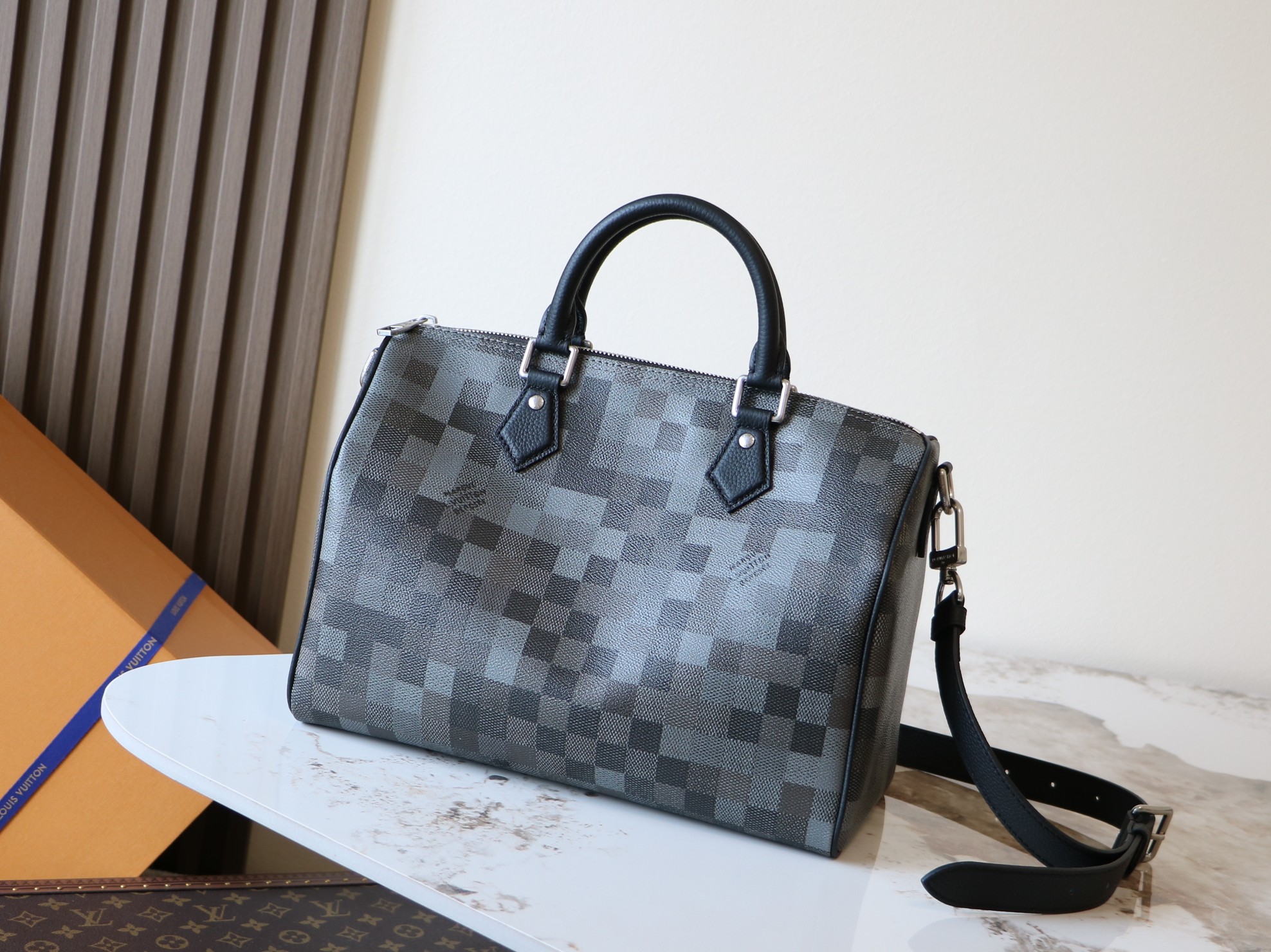 Speedy Bandoulière 30 Damoflage Canvas Handbag