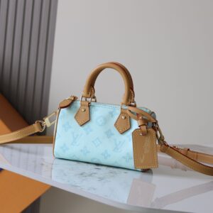 Louis Vuitton Nano Speedy Monogram Canvas Handbag