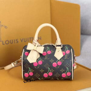Louis Vuitton Speedy Bandoulière 20 Cherry Blossom Monogram Handbag
