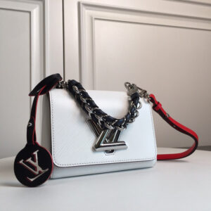 Louis Vuitton Twist MM Handbag M52504 in White