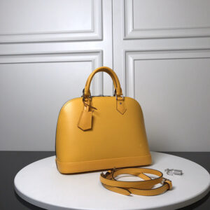 Louis Vuitton Alma Handbag M40302 in Yellow Epi Leather