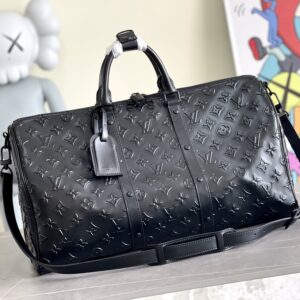 Keepall Bandoulière Travel Bag in Monogram Seal