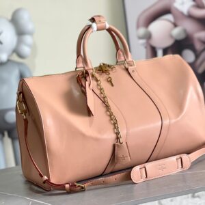 Louis Vuitton Keepall 50 Travel Bag with Shoulder Strap