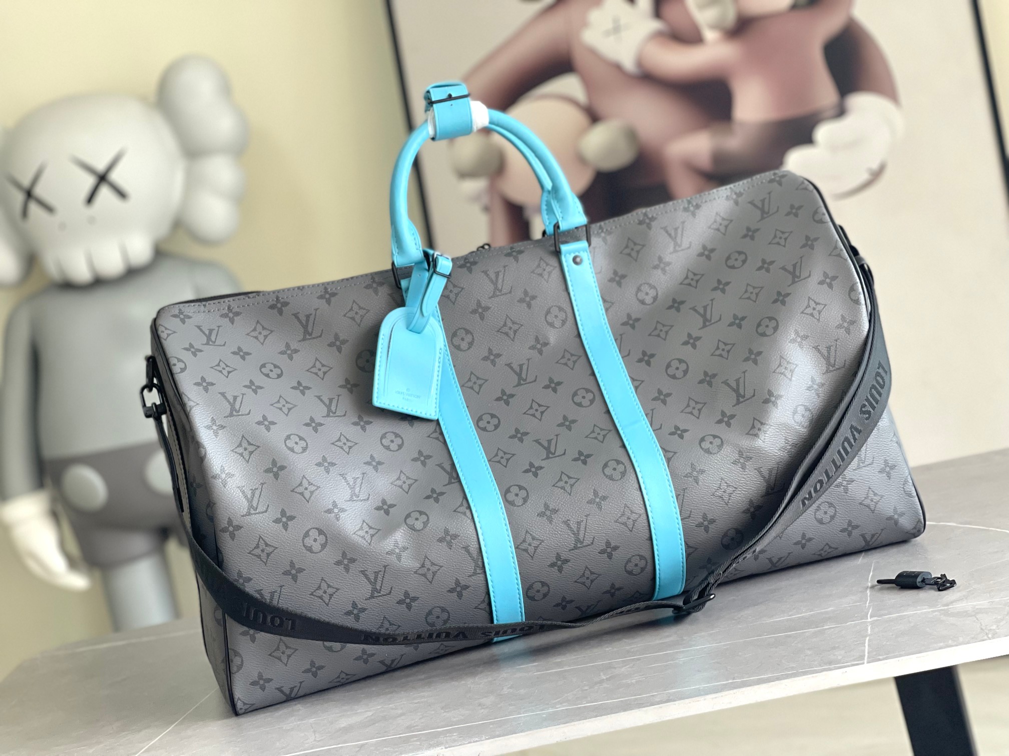 Louis Vuitton Basketball Keepall 55 Travel Bag M11480