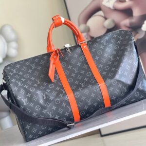 Louis Vuitton Keepall 55 Travel Bag in Monogram Eclipse