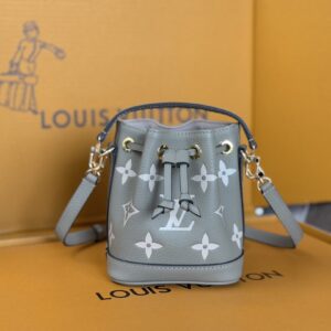 Louis Vuitton Nano Noé Monogram Empreinte Leather Crossbody Bag