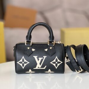 Louis Vuitton Nano Speedy Monogram Canvas Crossbody Bag