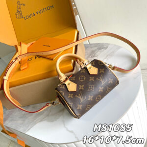 Louis Vuitton Nano Speedy Monogram Canvas Bag M81085