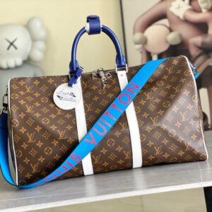Keepall 50 Monogram Travel Bag with Shoulder Strap
