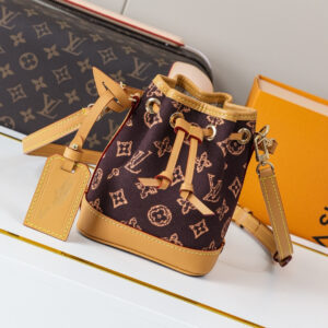 Louis Vuitton Nano Noé Monogram Canvas Handbag