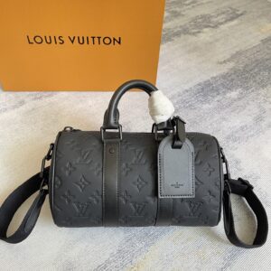 Mini Keepall Crossbody Bag in Taurillon Monogram Leather