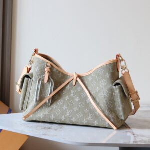 Louis Vuitton Carryall Cargo Small Denim Handbag