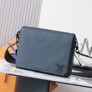 Louis Vuitton Aerogram Leather Messenger Bag