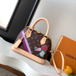Louis Vuitton Alma BB Monogram Canvas Handbag