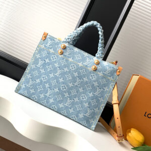 Louis Vuitton OnTheGo Gx Mini Handbag in Light Blue Denim