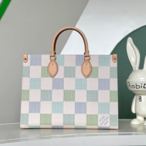 Louis Vuitton OnTheGo Medium Tote Bag in Monogram Checkerboard Canvas