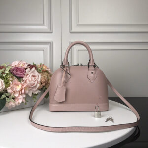Louis Vuitton Alma BB Pink Epi Leather Crossbody Bag