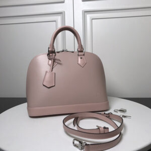 Louis Vuitton Alma Pink Epi Leather Handbag M40302