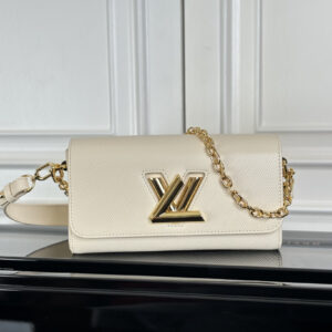 Louis Vuitton LV Twist West Crossbody Bag in White