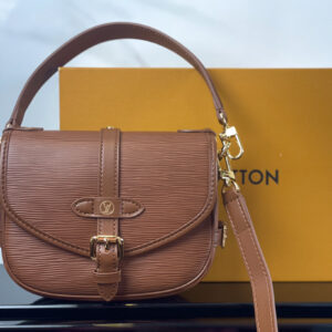 Louis Vuitton Saumur BB Handbag in Epi Leather