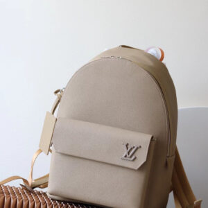 Louis Vuitton Takeoff Backpack M23708 in Apricot Cowhide Leather