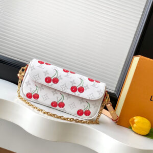 Louis Vuitton Wallet On Chain Ivy Monogram Cherry Canvas