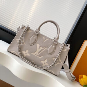 Louis Vuitton OnTheGo Small Giant Monogram Leather Tote Bag