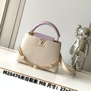 Louis Vuitton Capucines BB Handbag in Taurillon Leather