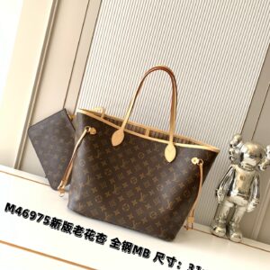 Louis Vuitton Neverfull MM Monogram Canvas Tote Bag