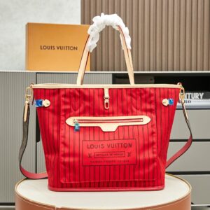 Louis Vuitton Neverfull Bandouliere Inside Out MM Tote Bag