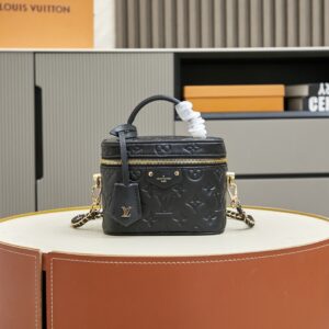 Louis Vuitton Vanity Case PM Small Lambskin Leather Handbag