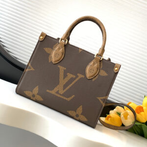 Louis Vuitton OnTheGo PM Monogram Reverse Canvas Tote Bag