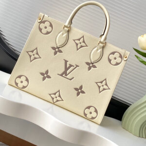 Louis Vuitton OnTheGo Medium Tote Bag in Monogram Leather