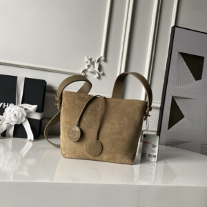 Chanel 26S Suede Bucket Handbag