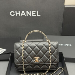 26C Series WOC Caviar-Grain Calfskin Chain Crossbody Bag