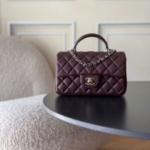 Chanel 21K Mini Classic Flap Bag with Handle AS2431