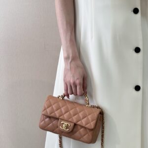 Chanel 24B Lambskin Mini Flap Bag