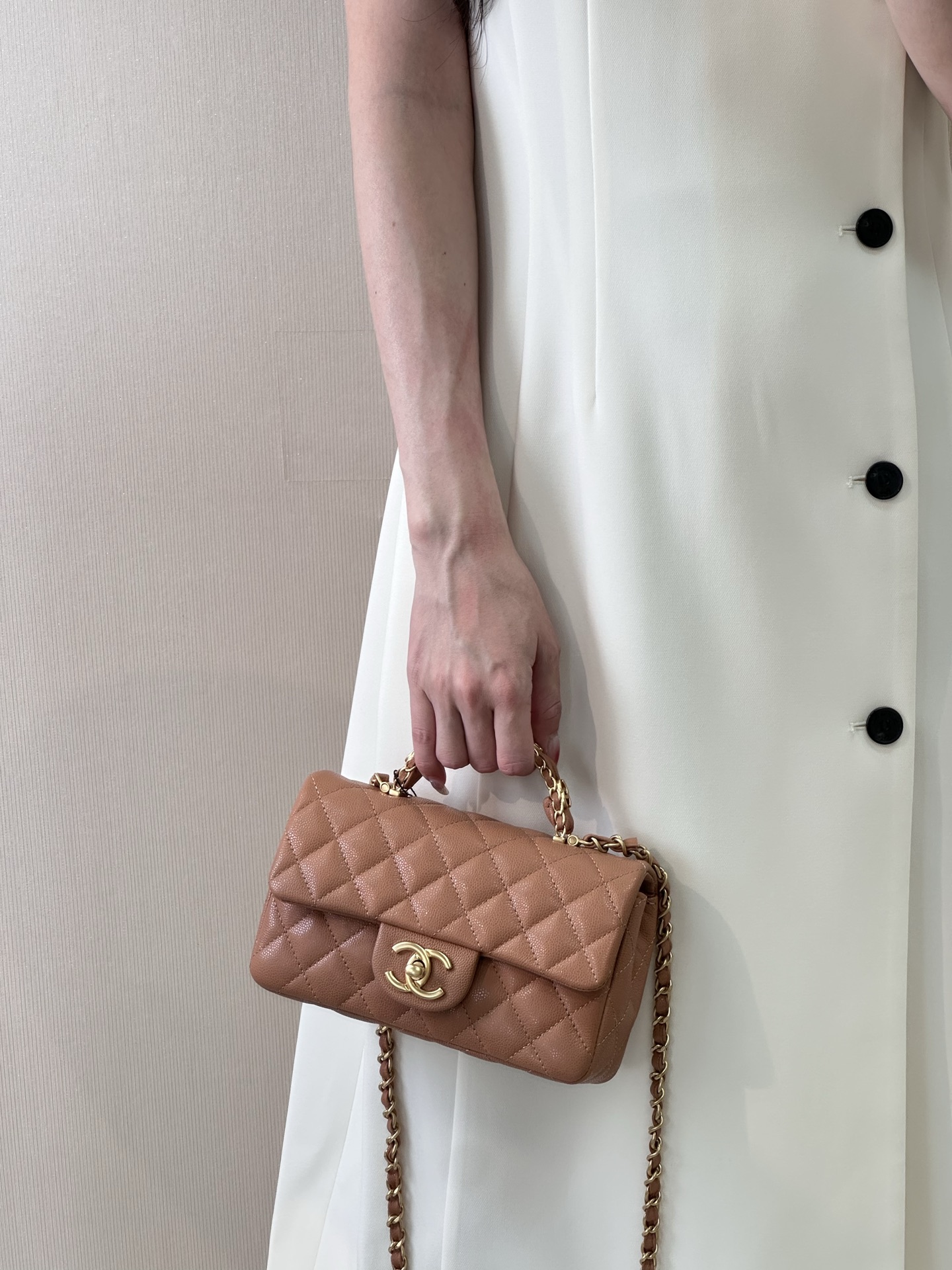 Chanel 24B Lambskin Mini Flap Bag